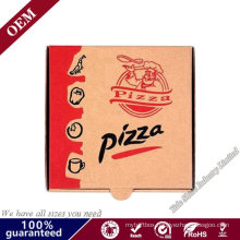 Custom Design Food Box Corrugated Paper Brown Pizza Box